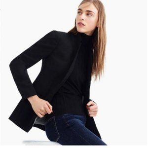 J. Crew Regent Blazer in Wool Flannel Black